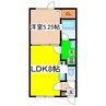 ｃｌｏｖｅｒ　ｈｏｕｓｅ（クローバーハウス） 1LDKの間取り