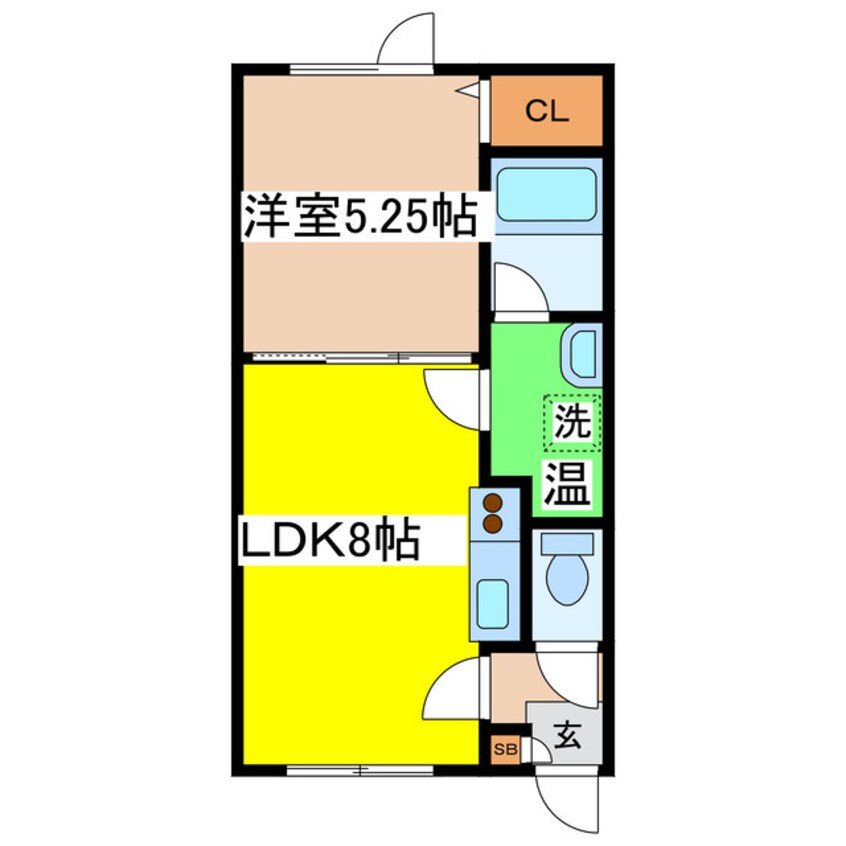 間取図 ｃｌｏｖｅｒ　ｈｏｕｓｅ（クローバーハウス）