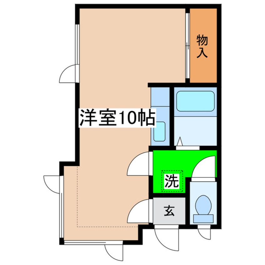 間取図 ラフィーネｉｎ芦野