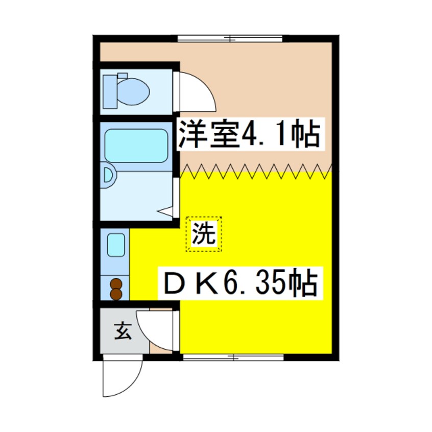 間取図 サンハイツＡＳＨＩＮＯ