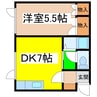 メゾンドクラス 1DKの間取り