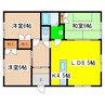 高橋マンション 3LDKの間取り