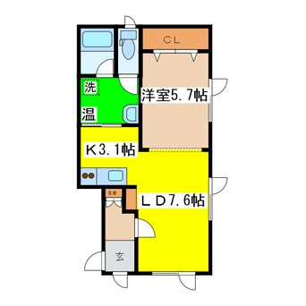 間取図 来人館Ⅲ