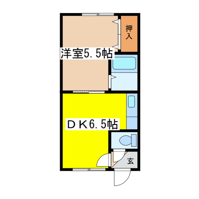 間取図 コーポミヤサカ