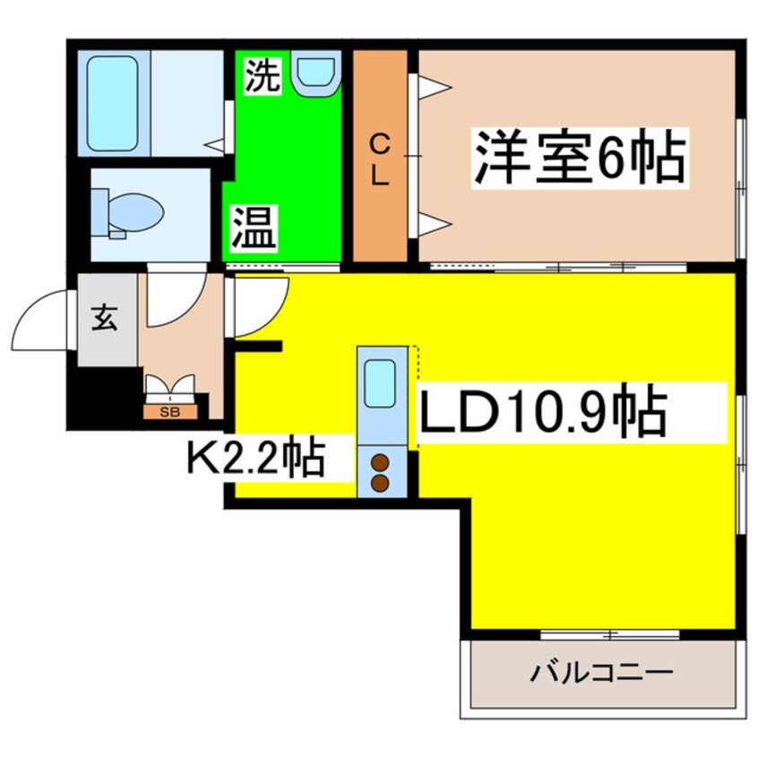 間取図 ブライズシーズン愛国東