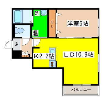 間取図 ブライズシーズン愛国東