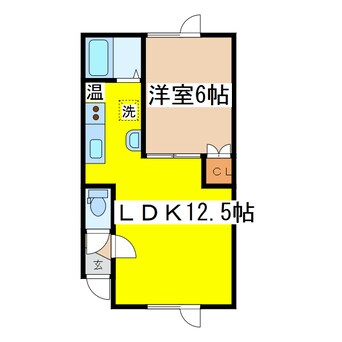 間取図 ハイツかりん