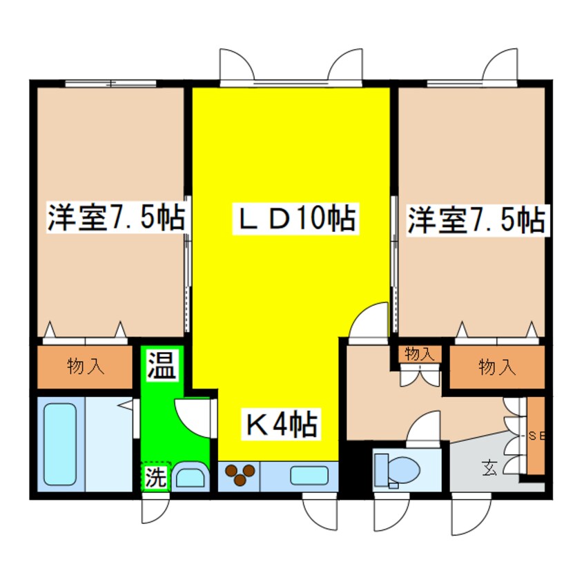 間取図 アミティ３