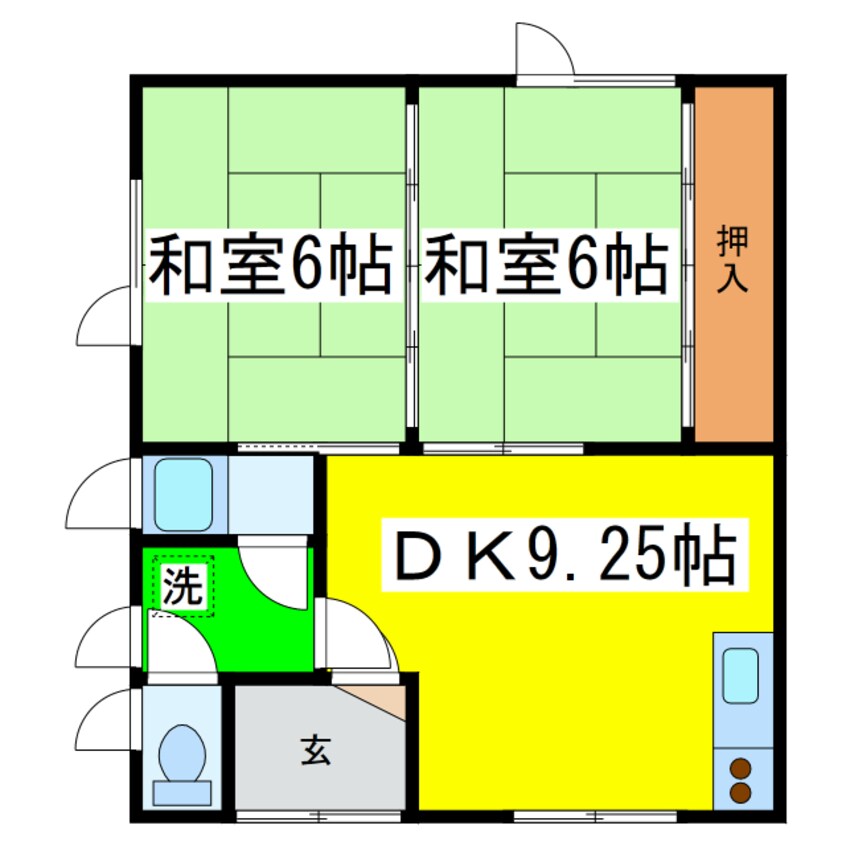 間取図 サカエマンション