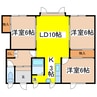アーバンライフ美咲Ａ 3LDKの間取り
