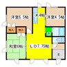 青柳ハイツ 3LDKの間取り