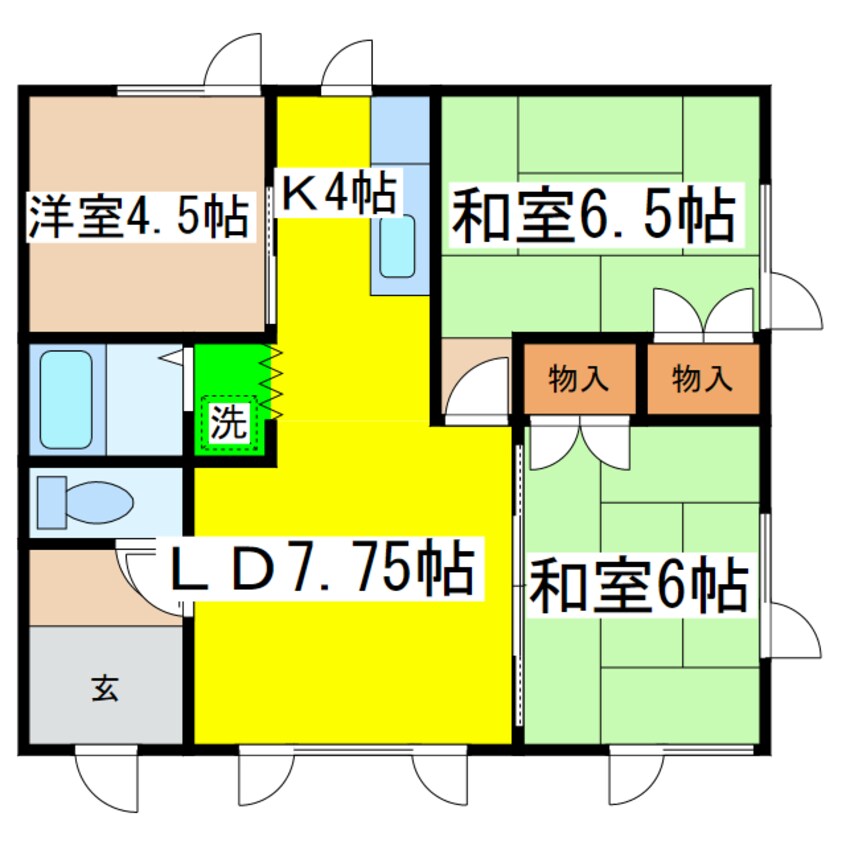 間取図 青柳ハイツ