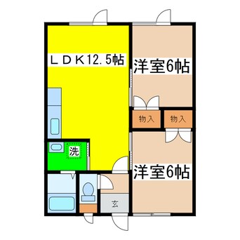 間取図 サンハイツ