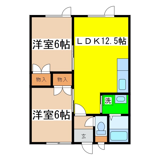 間取り図 サンハイツ
