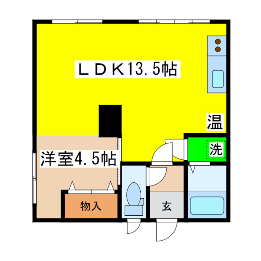 間取図 ドミール晴