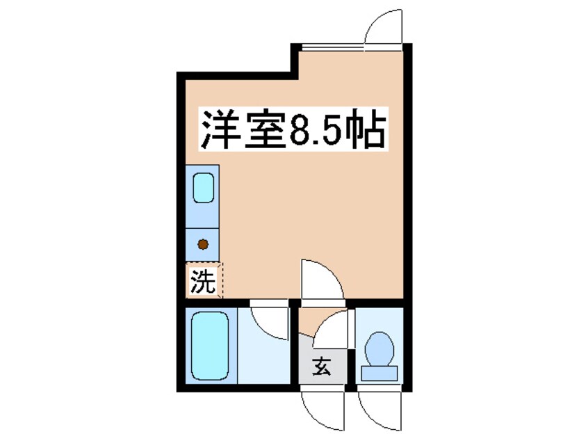 間取図 ワンルームサトウ