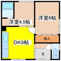 中井マンションの間取図