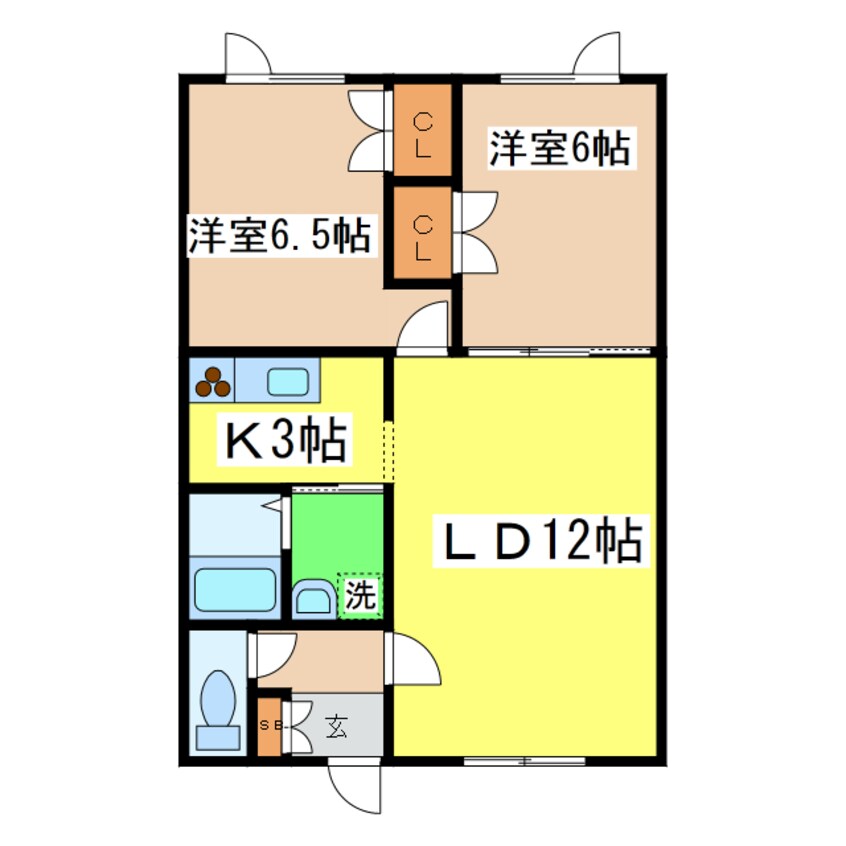 間取図 メゾン東部Ⅱ