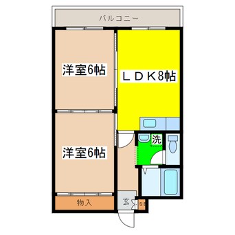 間取図 オレンジビル