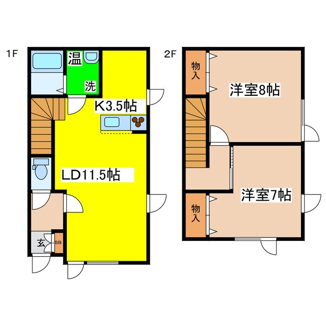 間取り図 メゾンリラＡ