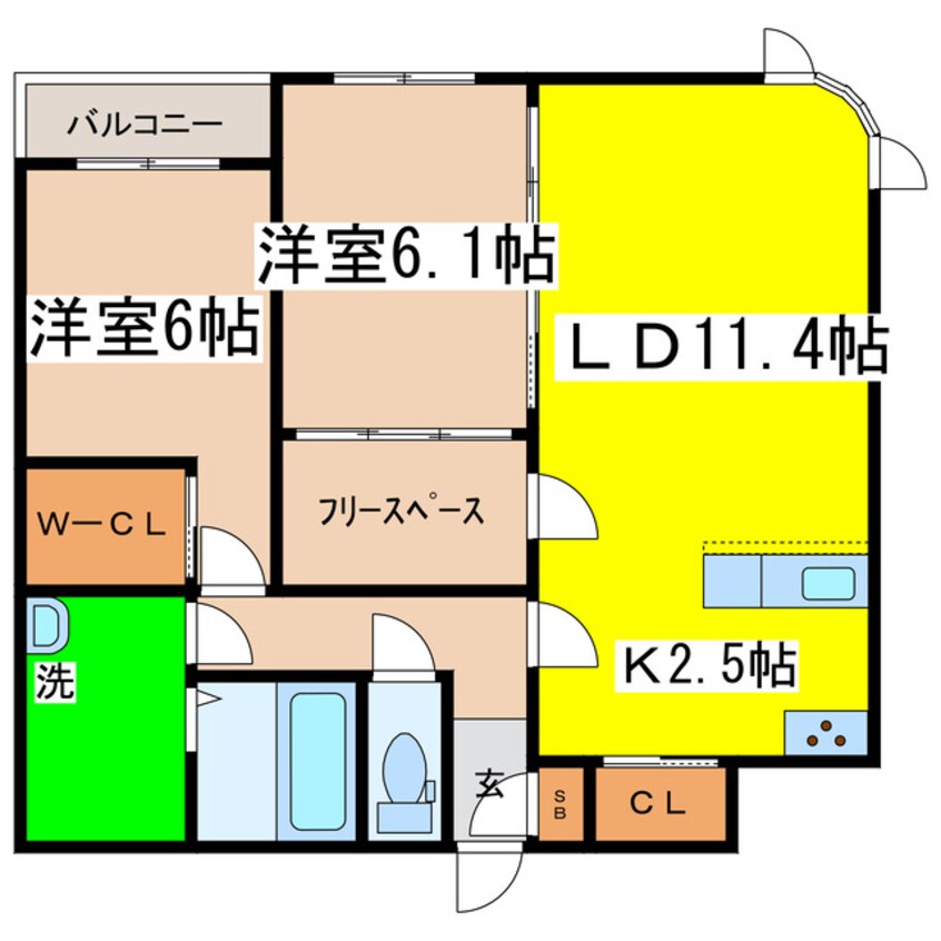 間取図 シャルール