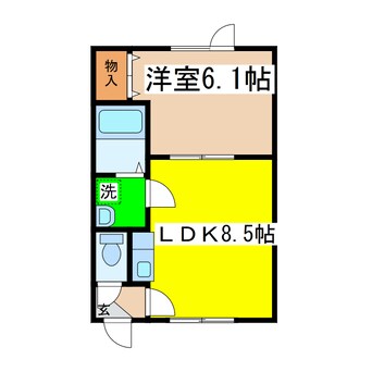 間取図 ロイヤルクレイン