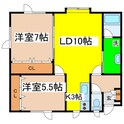 メゾンたぴおらの間取図