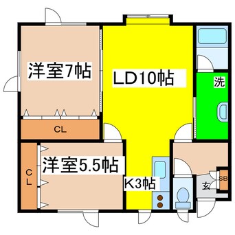 間取図 メゾンたぴおら