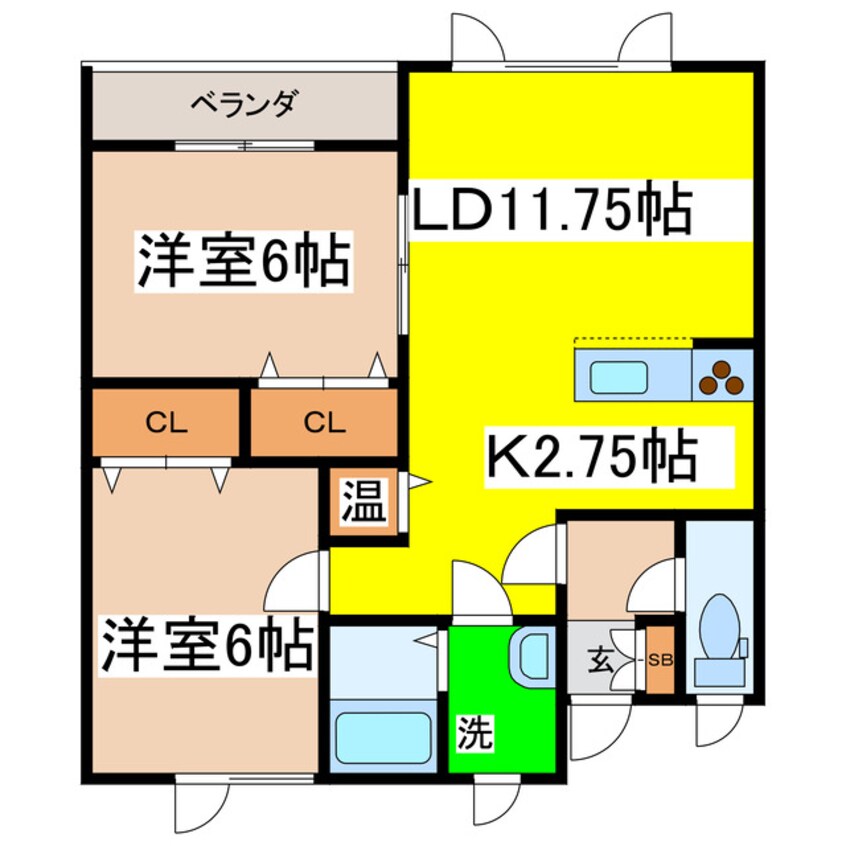 間取図 ラ・セシリア