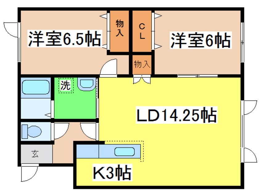 間取図 ブランシェⅡ