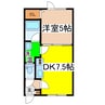 エステートｉｎアヴァンセ 1DKの間取り