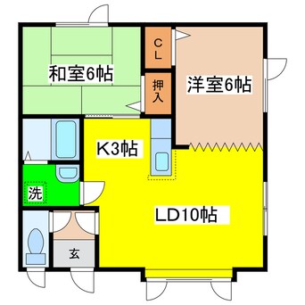 間取図 ハイツソナタⅠ