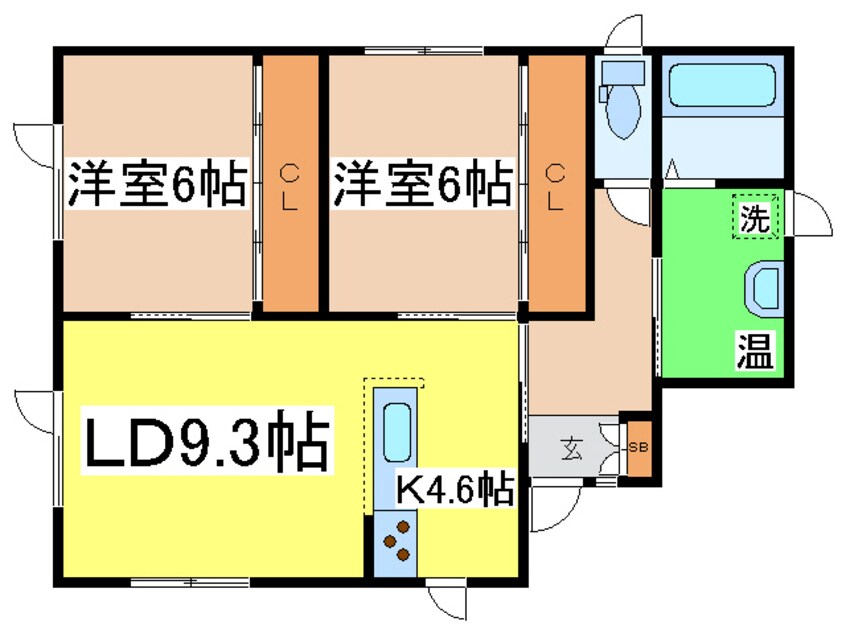 間取図 ピースナカゾノ