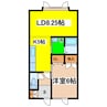 レオハウス 1LDKの間取り