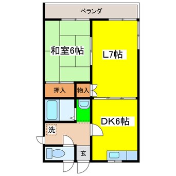 間取図 コーポラス丹波