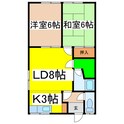 ビーズハイツの間取図