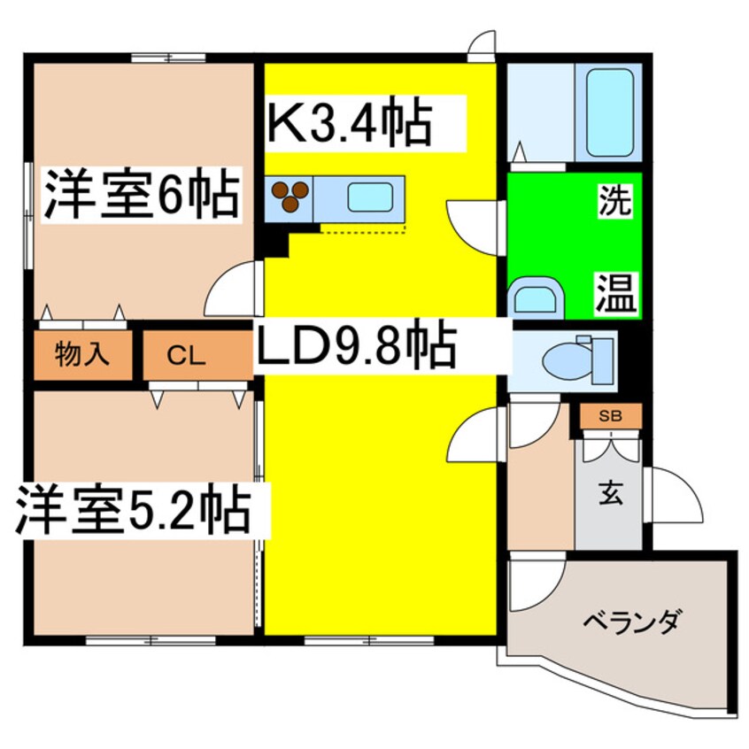 間取図 リヴィエール