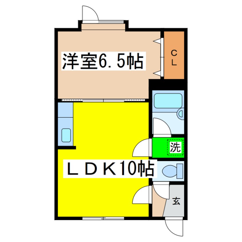 間取図 オリーブ