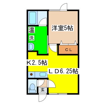 間取図 コーポカデンツァ