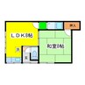 浅井マンション№７ 1LDKの間取り