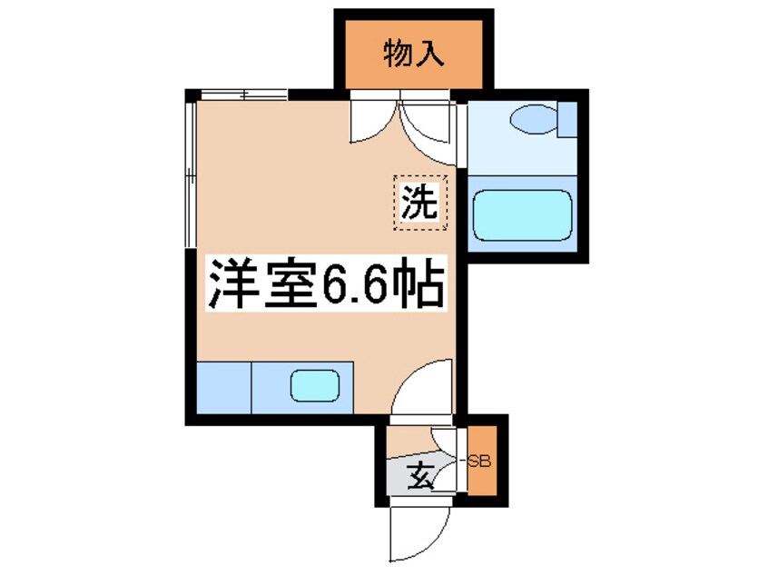 間取図 コーポ中園