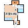コーポ中園 1Rの間取り