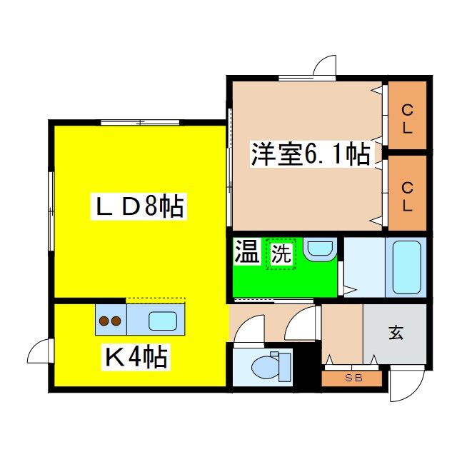 間取り図 オールブルー