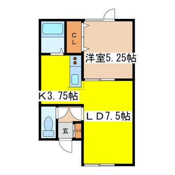 間取図 ヴォーンリッヒ鶴野