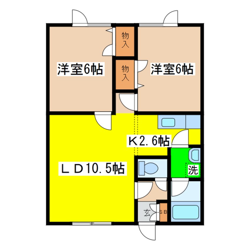 間取図 シティライフクレイン