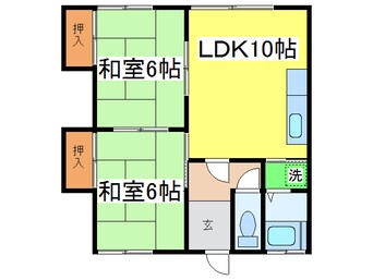 間取図 桑原マンション