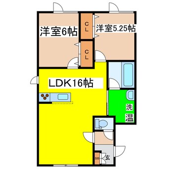 間取図 ビーンズⅢ