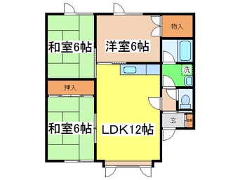 間取図 ファミリーハイツ