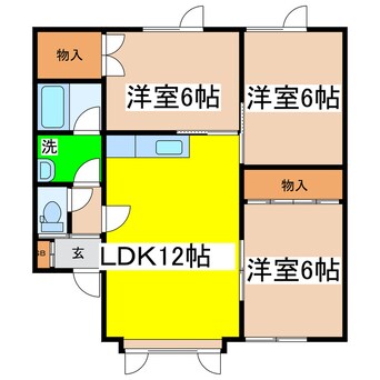 間取図 ファミリーハイツ