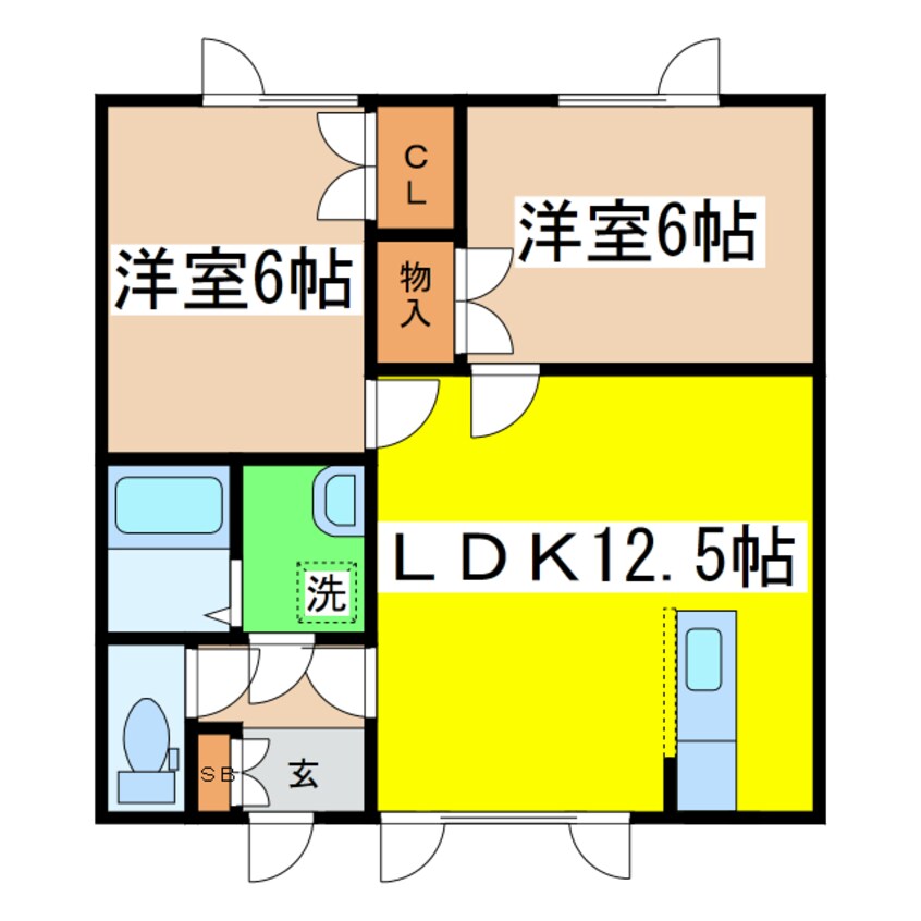 間取図 イシュタール鶴巣